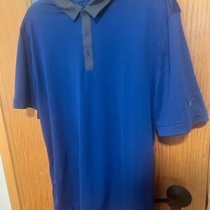 Nike Men’s Royal/Black Contrast Collar Polo